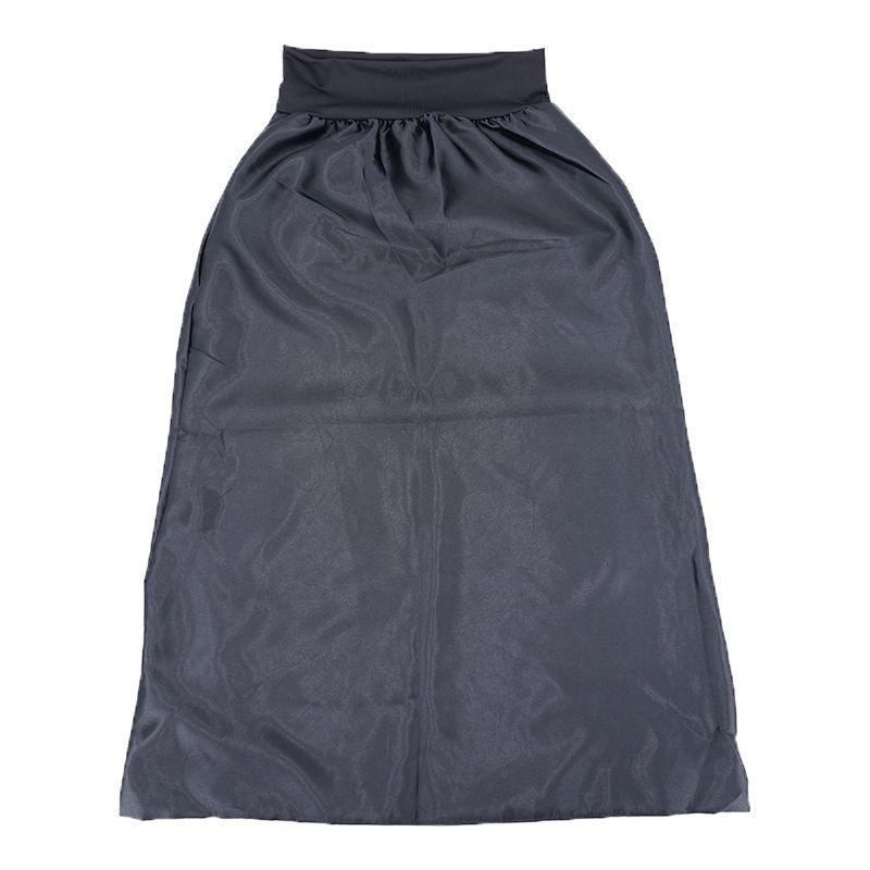 Black Long Silk Bonnet