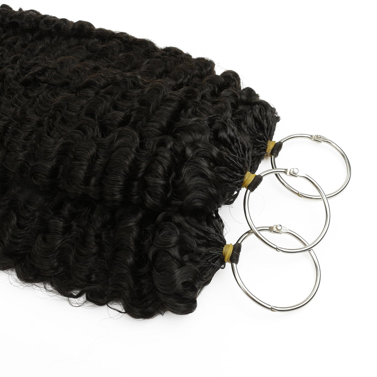 Burmese Curly Feather Crochet Human Hair Extensions