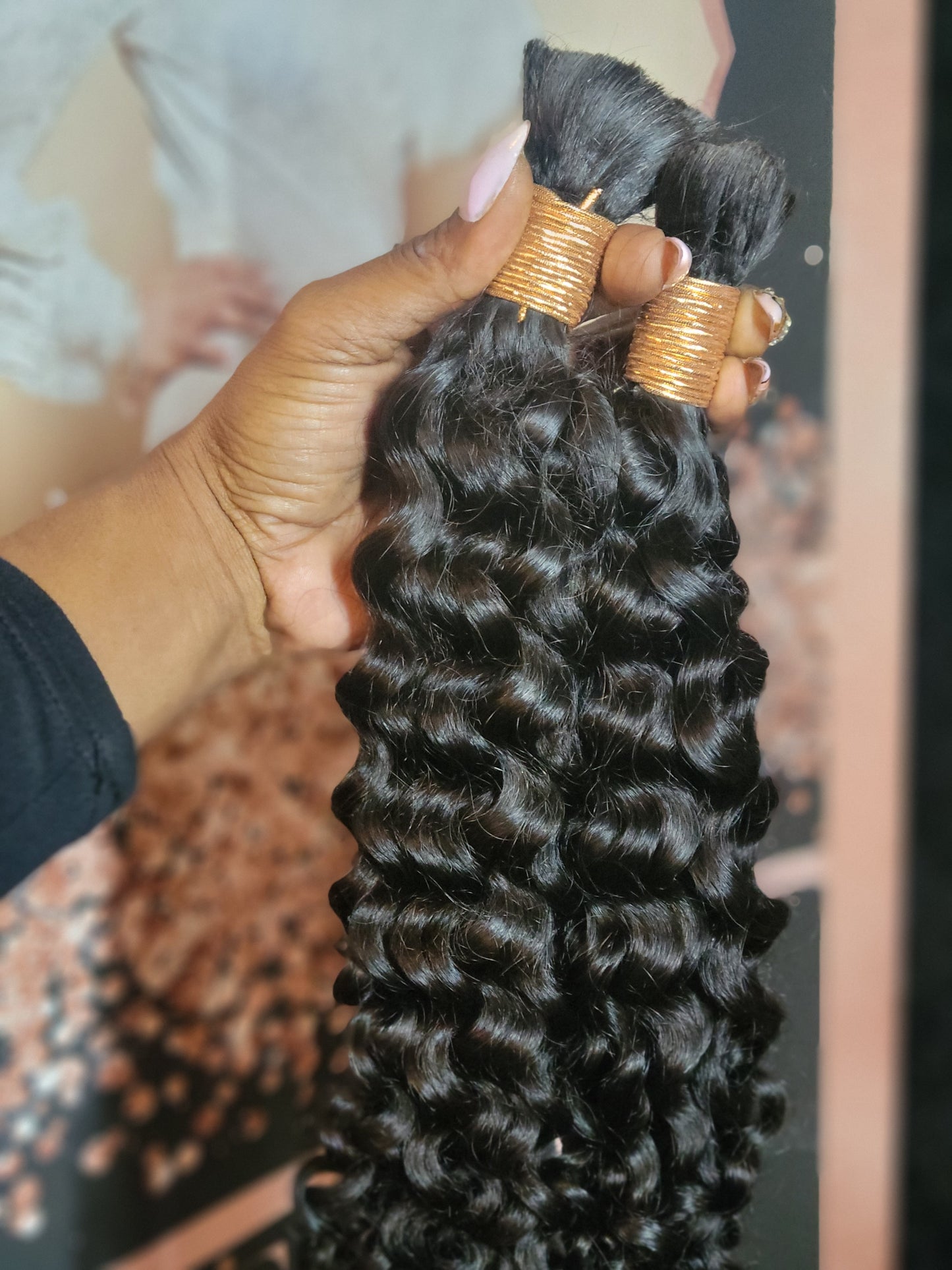 Water Wave Bulk Human Hair Extensions