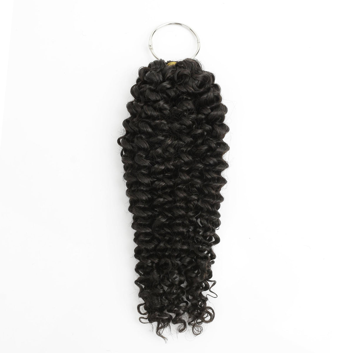 Kinky Curly Feather Crochet Human Hair Extensions