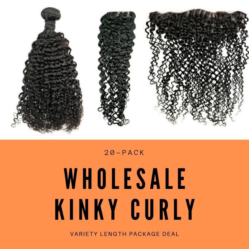 Brazilian Kinky Curly Variety Length Package Deal